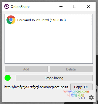 利用Onionshare 共享匿名文件-图片4