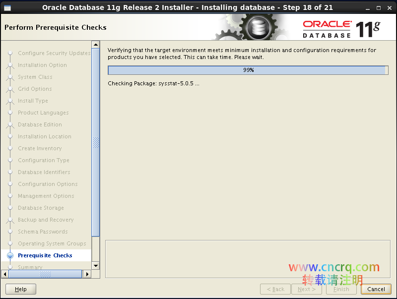 在 Cenntos6.8 下安装 Oracle11g-图片16