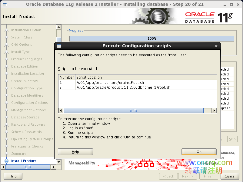 在 Cenntos6.8 下安装 Oracle11g-图片20