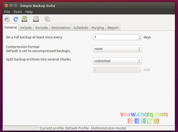 Simple Backup Suite(sbackup)