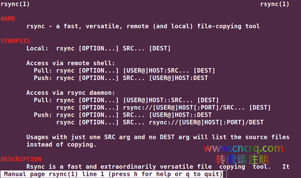 rsync