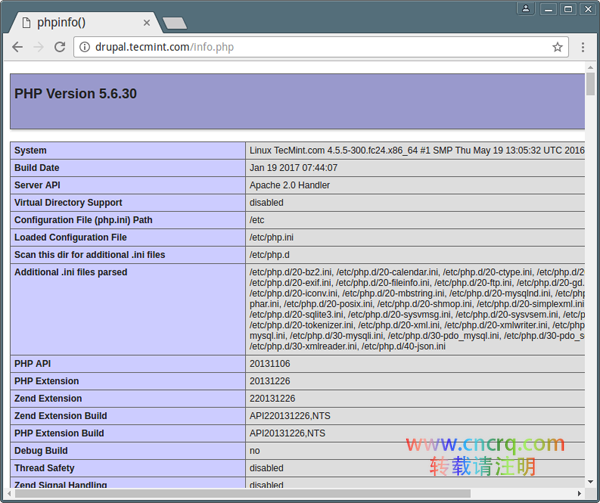 如何在RHEL、CentOS及Fedora上安装Drupal 8