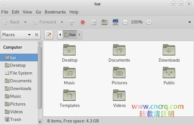 来了解下GNOME 2 的 Linux 文件管理器 Caja-图片1