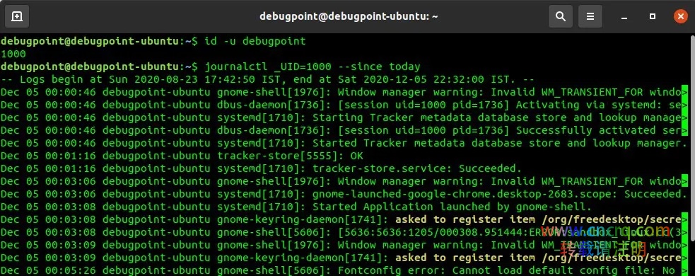 systemd 的 journalctl 工具及其各种命令的基础知识介绍-图片10