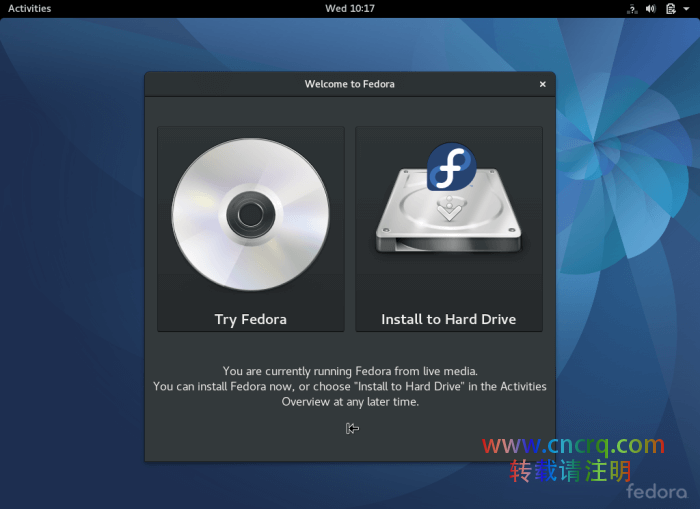 Fedora 25 Workstation 安装指南