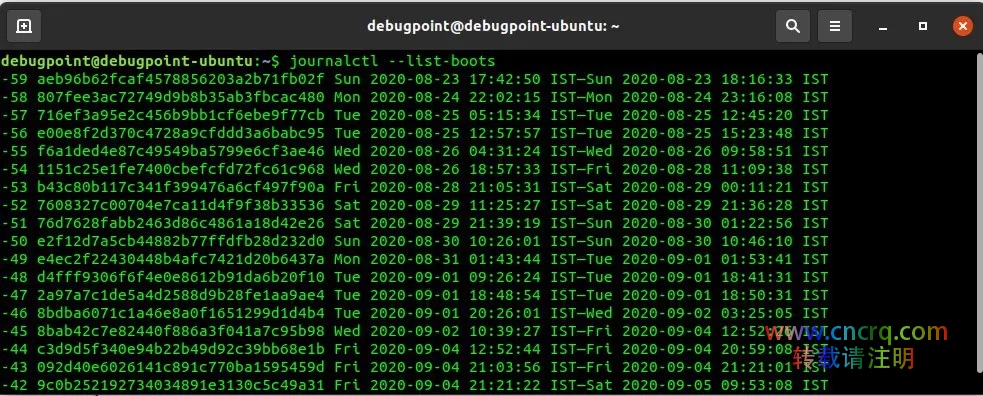 systemd 的 journalctl 工具及其各种命令的基础知识介绍-图片5