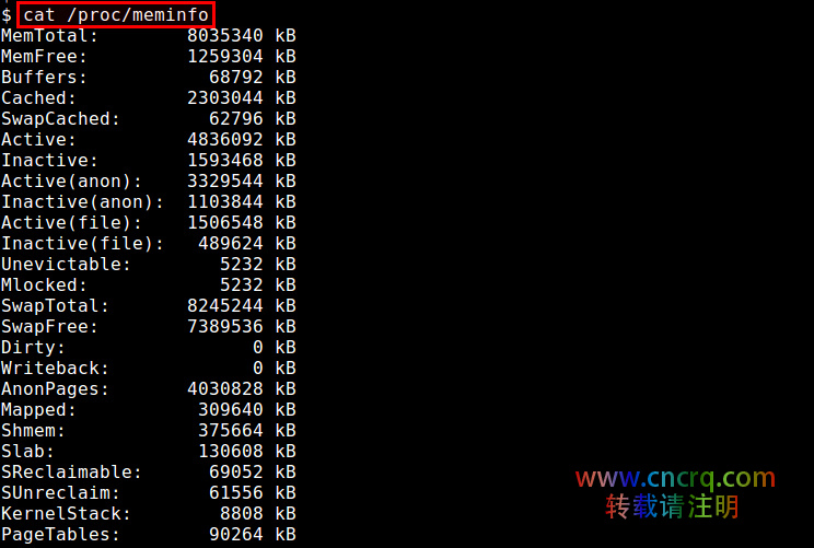 如何查看Linux的内存使用状况-图片2