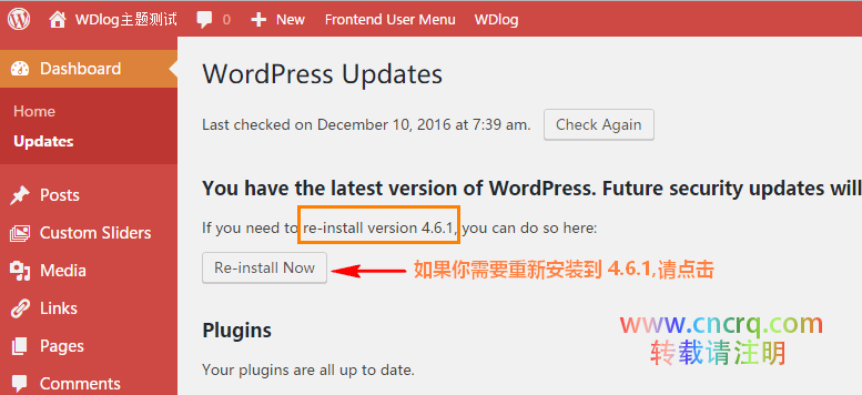 如何降级 WordPress 到旧版本-图片3