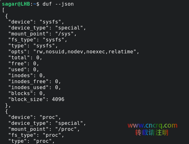 如何在 Linux 中安装和使用 duf 命令-图片6